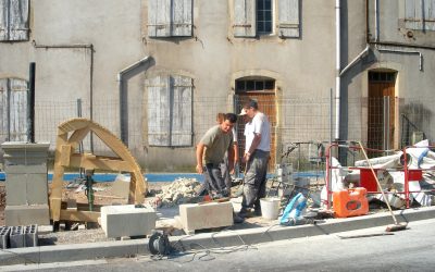 Réalisation d’une fontaine boulevard Thiers à Remiremont