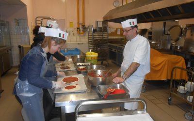 Soirée italienne préparée par les internes