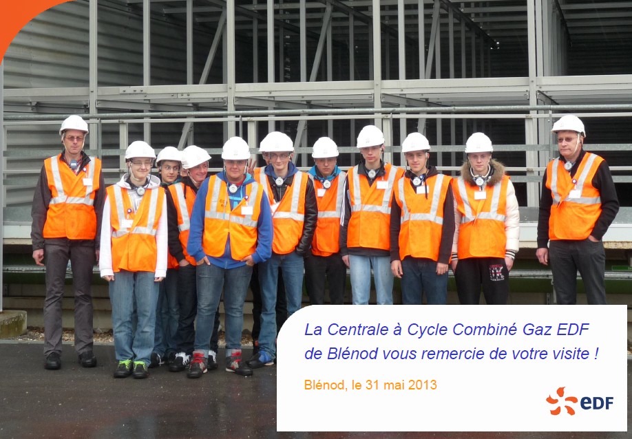 Les élèves de la section électro visitent les centrales EDF.