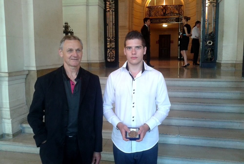 Axel Brulez, Médaille d’or au Concours Général des Métiers en taille de pierre