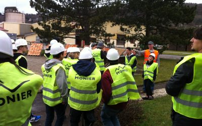 Visite des 3° Prépa-Pro à l’entreprise de confection de tuiles béton Monier