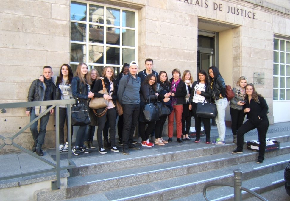 Visite au tribunal correctionnel d’Epinal. Classe de 1° GA