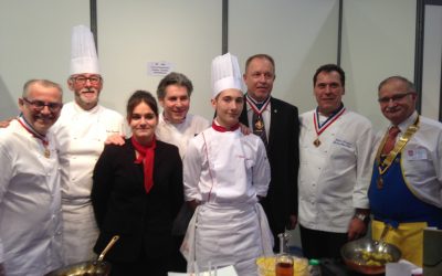 Les élèves du lycée Camille Claudel au salon de la gourmandise