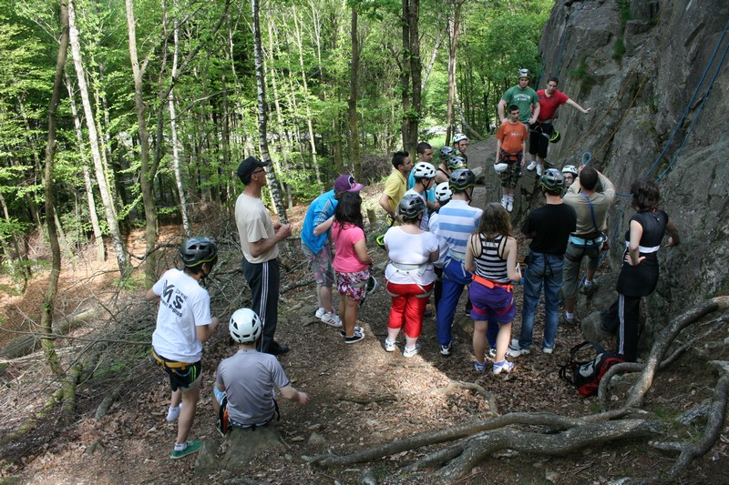 Découverte de l’escalade par les élèves de CAP