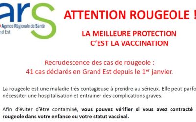 Attention rougeole