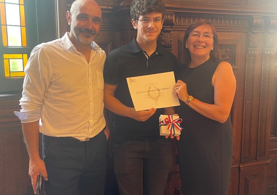 Léo Gassmann, Médaille d’argent au Concours Général des Métiers 2023